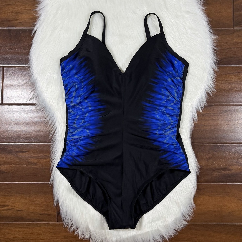 Miraclesuit Size 14 Temptation Underwire One Piece Swimsuit in Paka Mayan